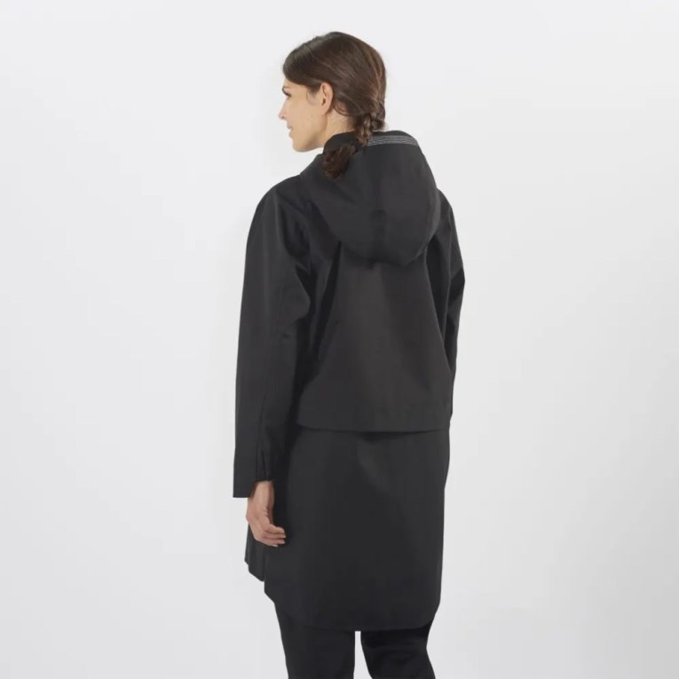 Black Salomon Outlife Wp Commuter Parka W Women's Jackets | IE BG5643